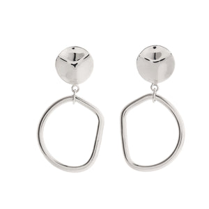 Silver Drop Earrings - A7154