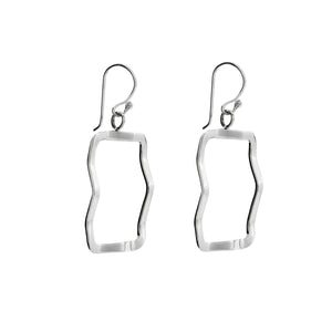 Silver Drop Earrings - JA108