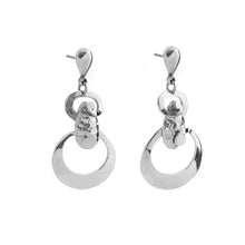 Load image into Gallery viewer, Silver Drop Earrings - PPA302
