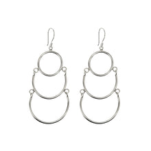 Load image into Gallery viewer, Silver Drop Earrings - PPA506
