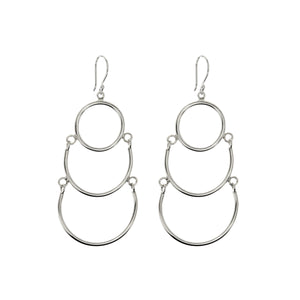 Silver Drop Earrings - PPA506