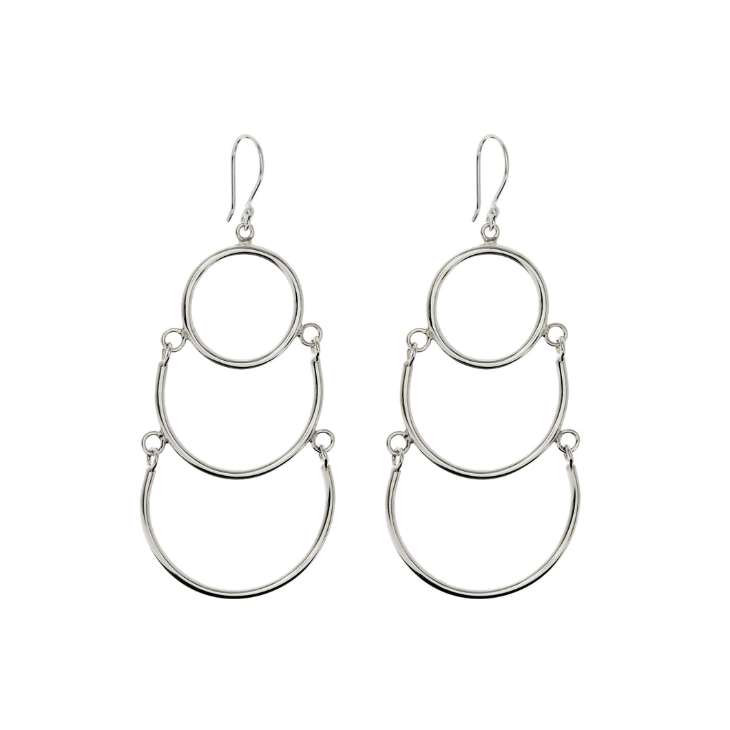 Silver Drop Earrings - PPA506