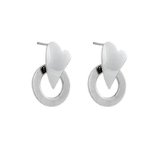 Load image into Gallery viewer, Silver Drop Earrings - PPA586
