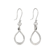 Load image into Gallery viewer, Silver Drop Earrings - PPA692
