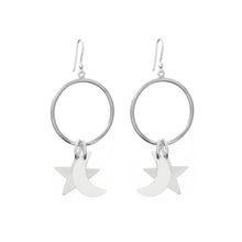 Load image into Gallery viewer, Silver Drop Earrings - PPA726
