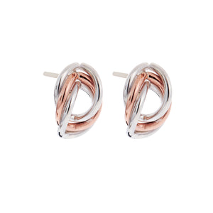 Silver & Copper Studs - PPA858