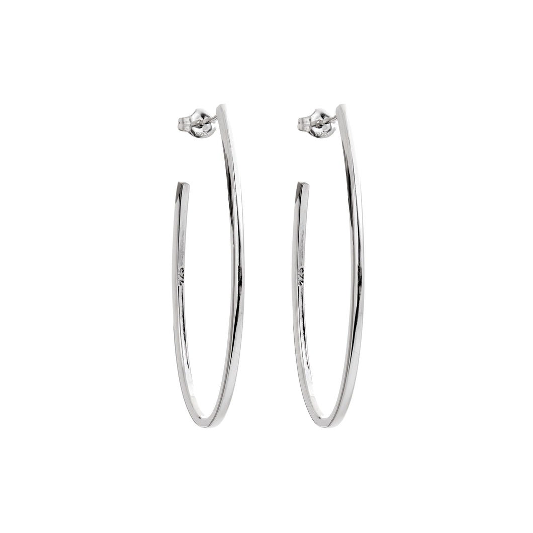 Silver Hoops - PPA878