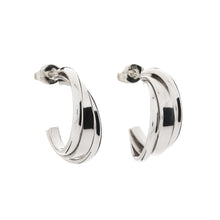 Load image into Gallery viewer, Silver Hoops - PPA881

