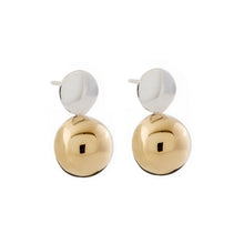 Load image into Gallery viewer, Silver &amp; Brass Studs - PPA888
