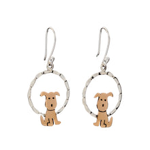 Load image into Gallery viewer, Silver &amp; Copper Earrings - PPA906
