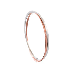 Load image into Gallery viewer, Silver &amp; Copper Bangle - PPB68
