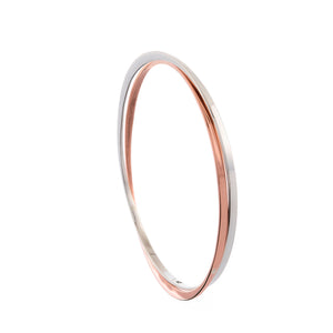 Silver & Copper Bangle - PPB68