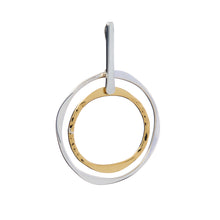 Load image into Gallery viewer, Silver &amp; Brass Pendant - PPD139
