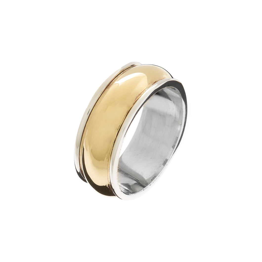 Silver & Brass Ring - PPR126