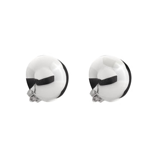 Silver Clip Earrings - A5105