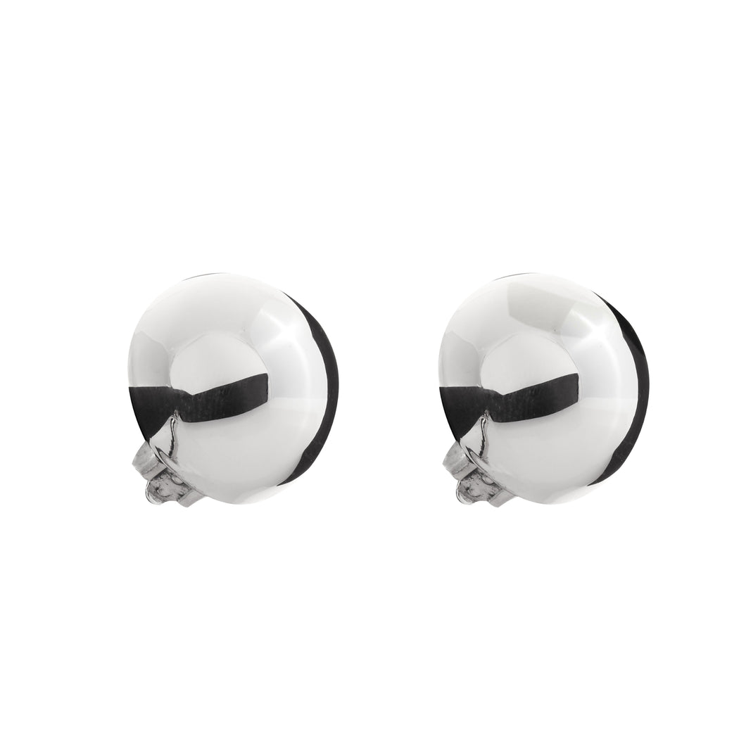 Silver Clip Earrings - A5105