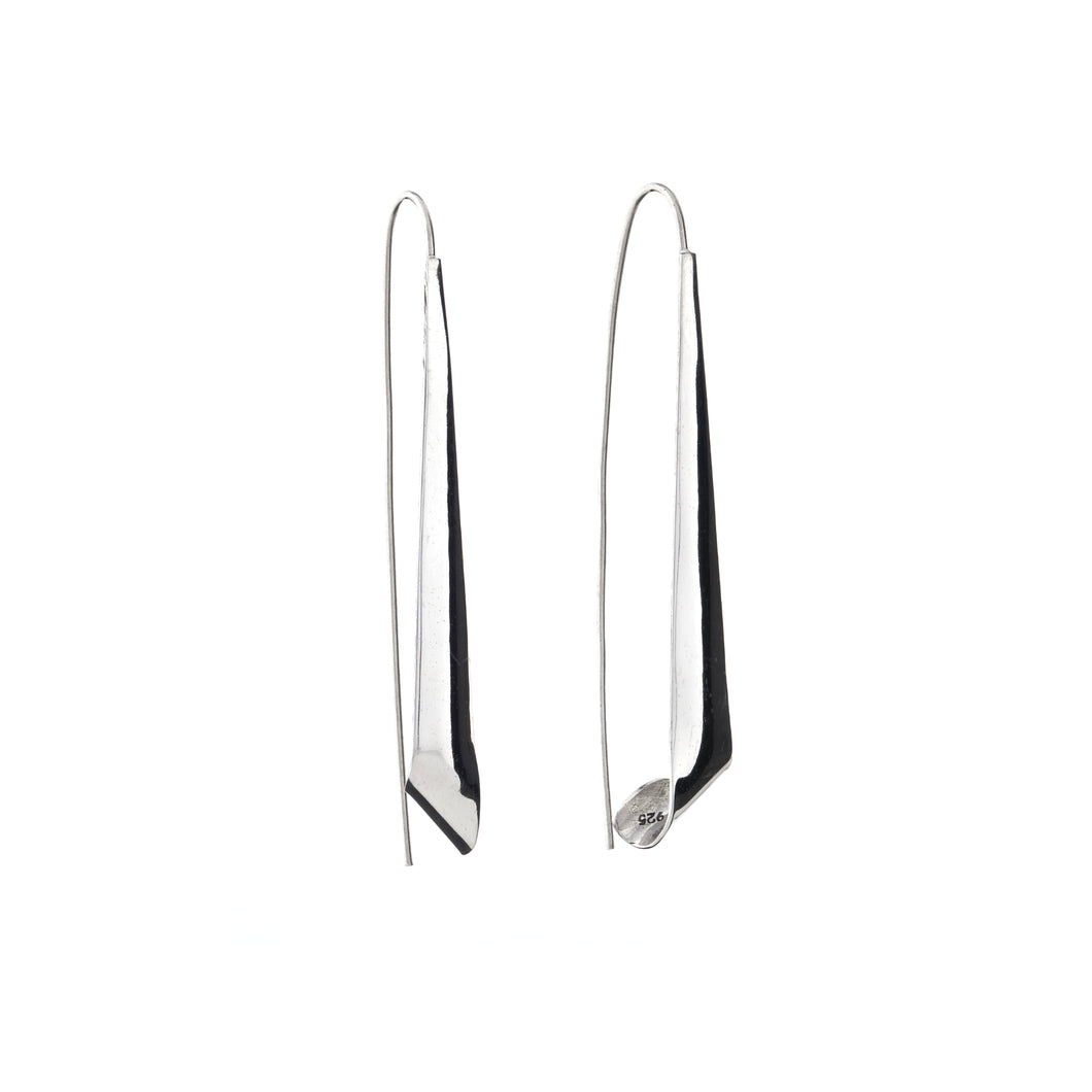 Silver Drop Earrings - A5406
