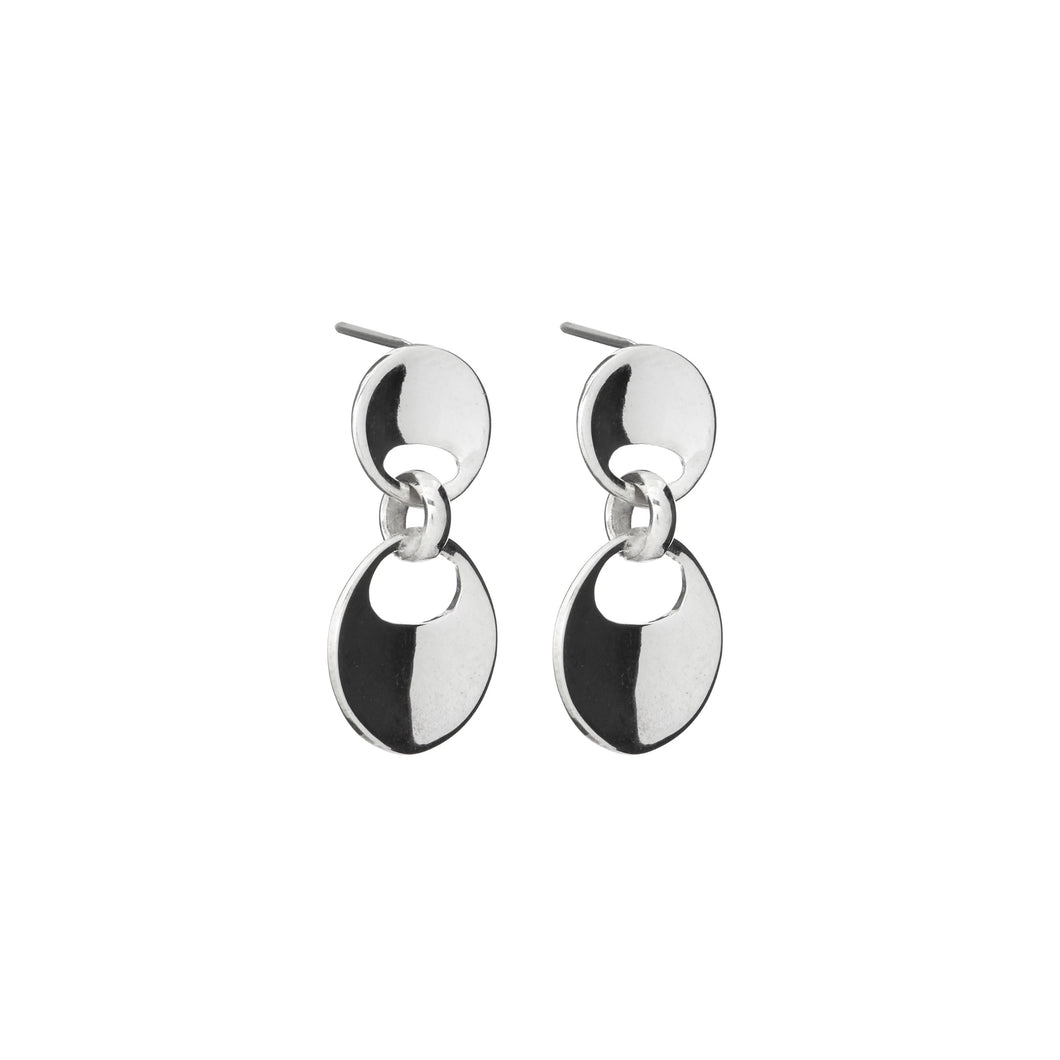 Silver Drop Earrings - A6394