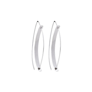 Silver Drop Earrings - A7097
