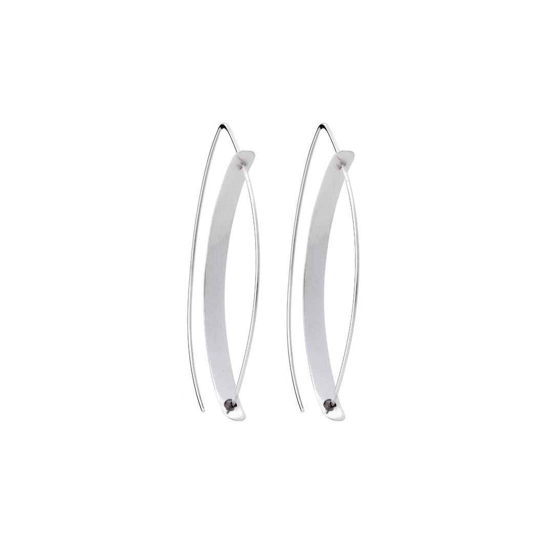 Silver Drop Earrings - A7097