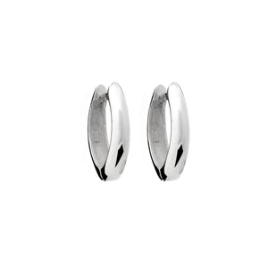 Silver Huggies Earrings - A7129