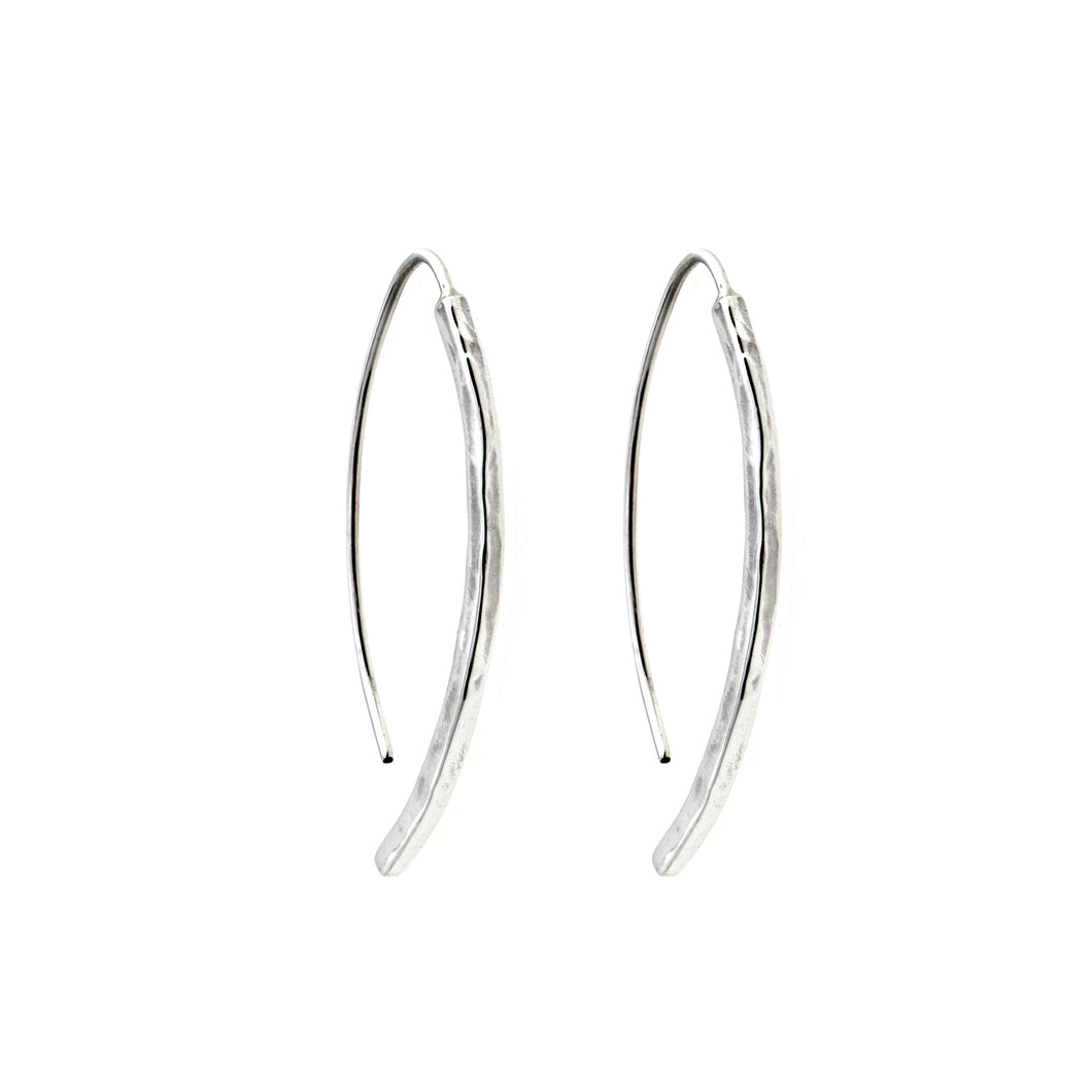 Silver Drop Earrings - A7134
