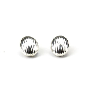 Silver Clip Earrings - A676