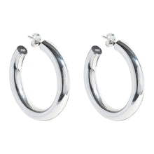 Load image into Gallery viewer, Silver Hoops - A7174
