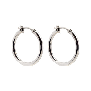 Silver Hoop Earrings - A9219