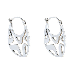 Silver Hoops - A9304