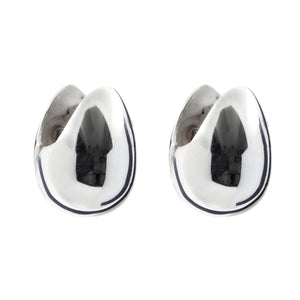 Silver Hoop Earrings - AH878