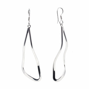 Silver Drop Earrings - AN270