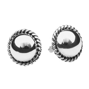Silver Stud Earrings - FAA573
