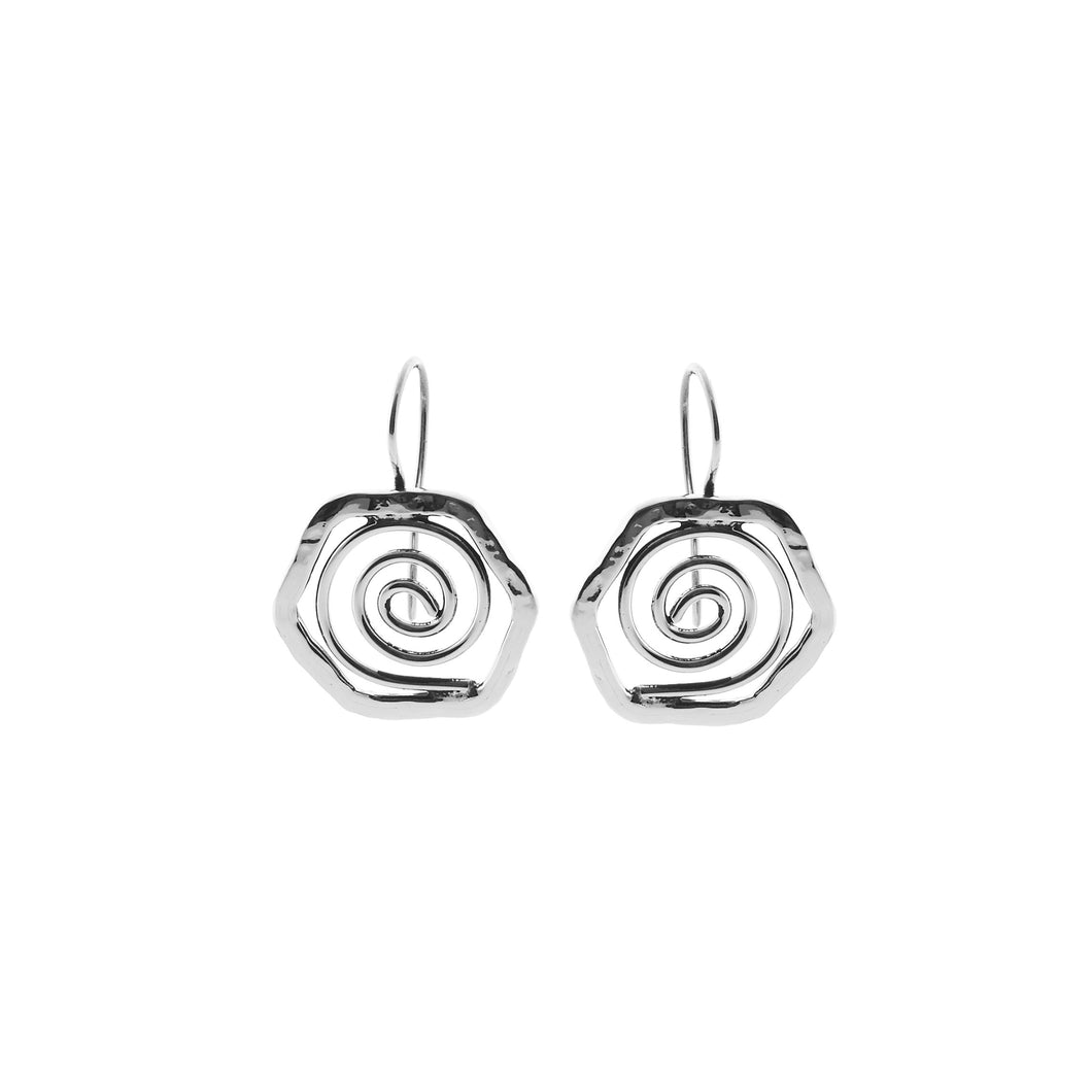 Silver Drop Earrings - A3089