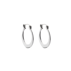 Silver Hoops - A3217