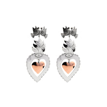 Load image into Gallery viewer, Silver Drop Earrings - A4049
