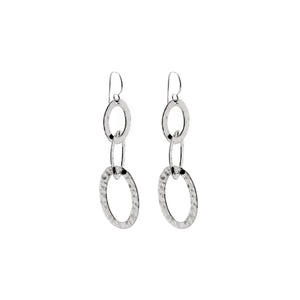 Silver Drop Earrings - A5084