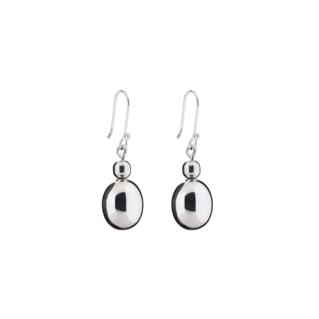 Silver Drop Earrings - A5162