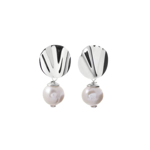 Silver Stud Earrings- A5376