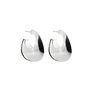 Silver Hoop Earrings - A5419