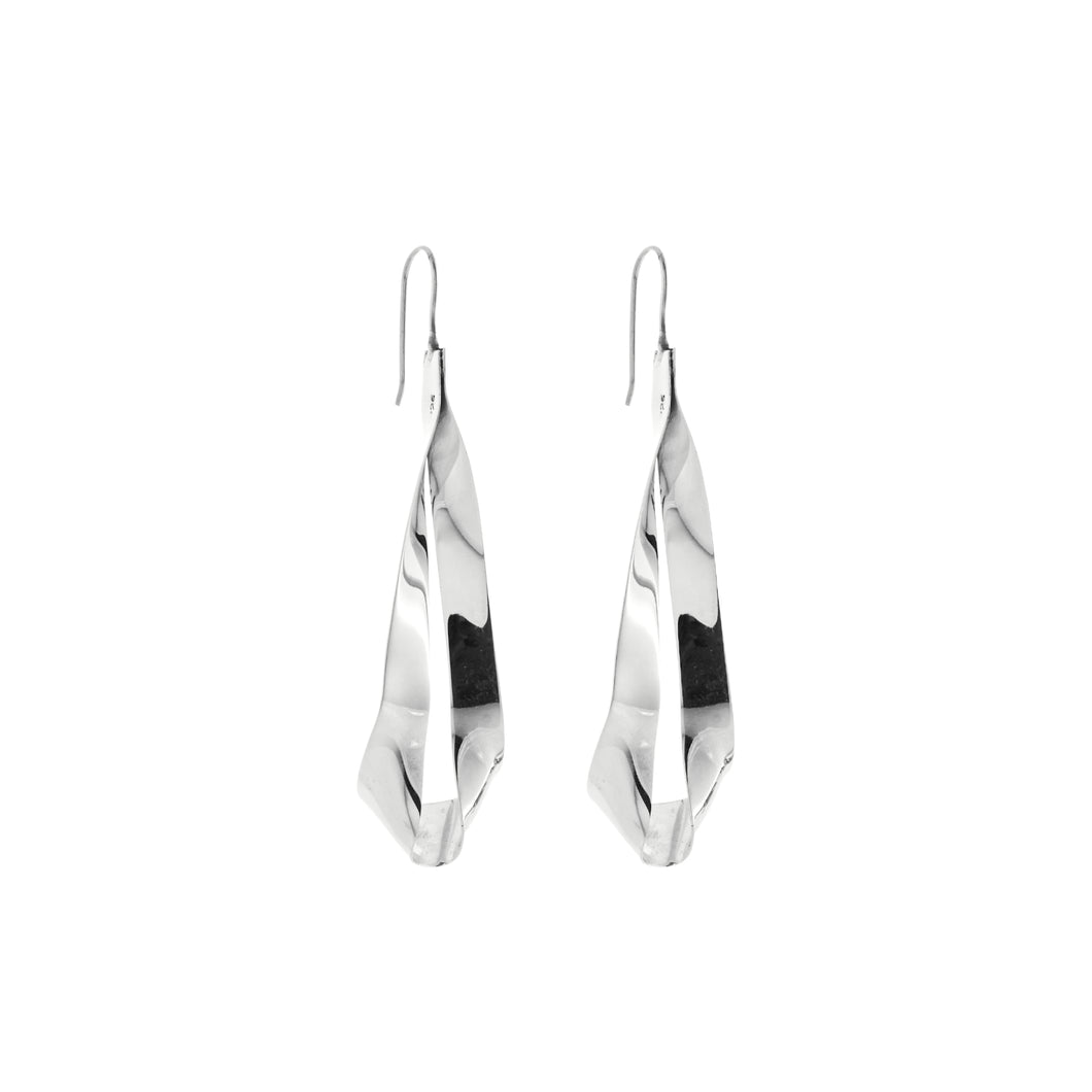 Silver Drop Earrings - A5444