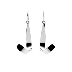 Silver Drop Earrings - A578