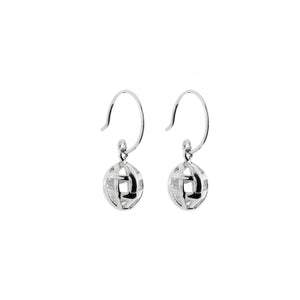 Silver Drop Earrings - A6103
