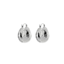 Load image into Gallery viewer, Silver Hoop Earrings - A6250
