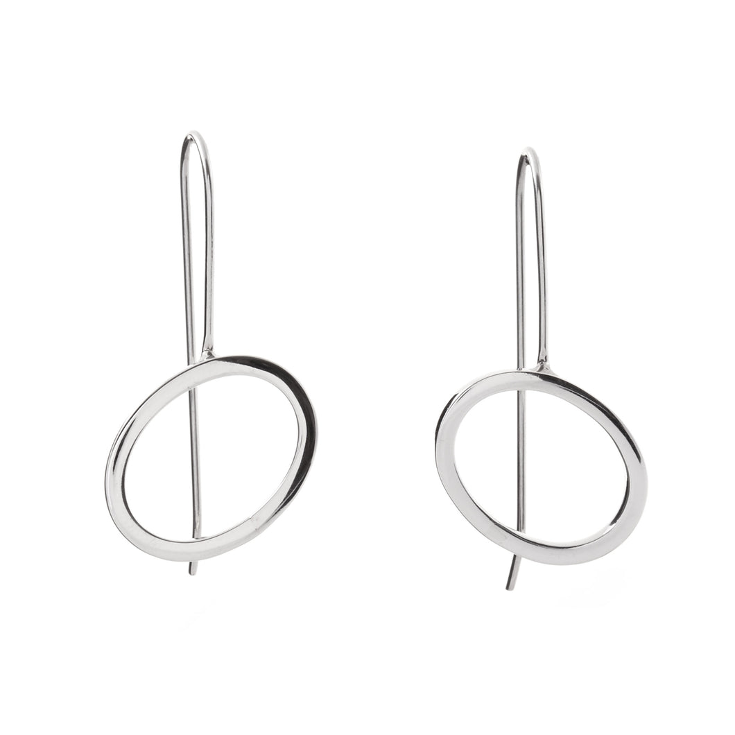 Silver Earrings  - A7158