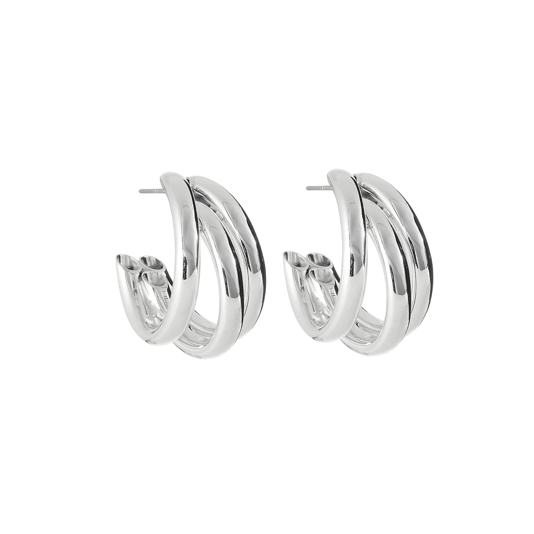 Silver Hoops - A7170