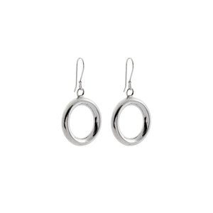 Silver Drop Earrings - A723