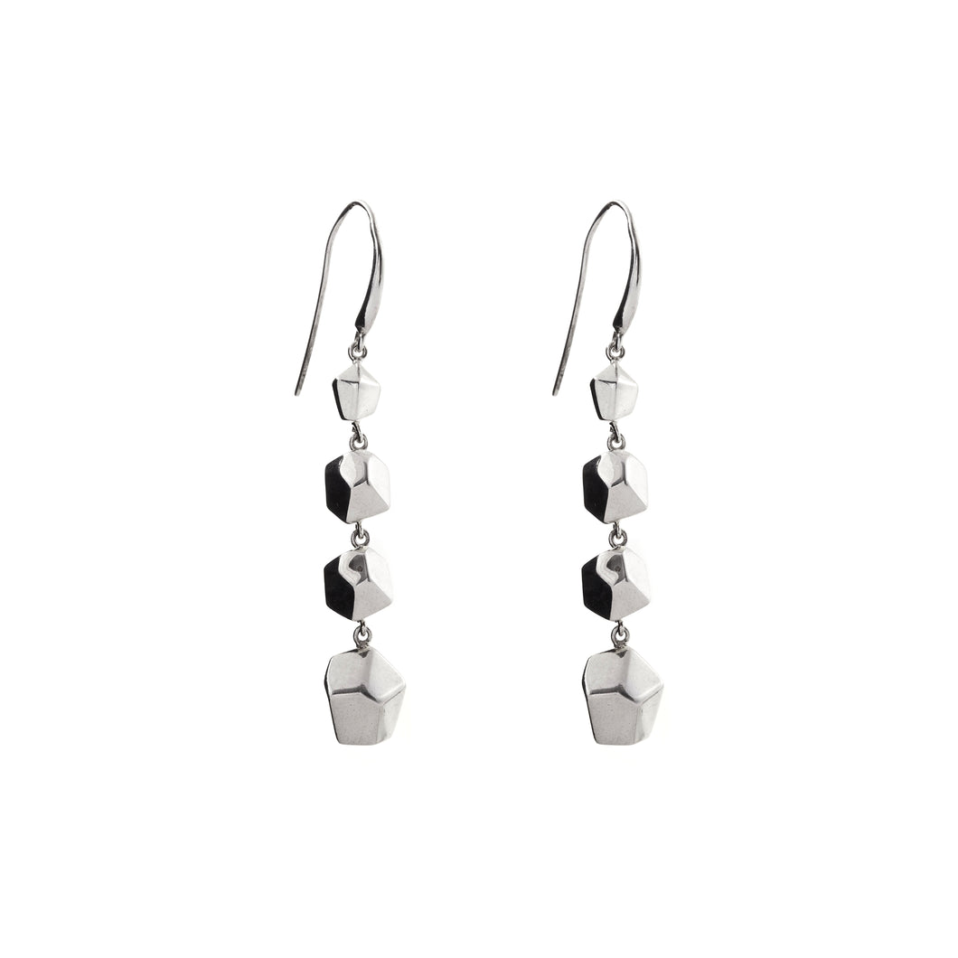 Silver Drop Earrings - A8023