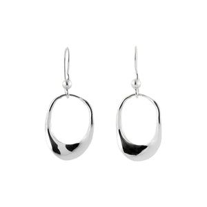 Silver Drop Earrings - A9087