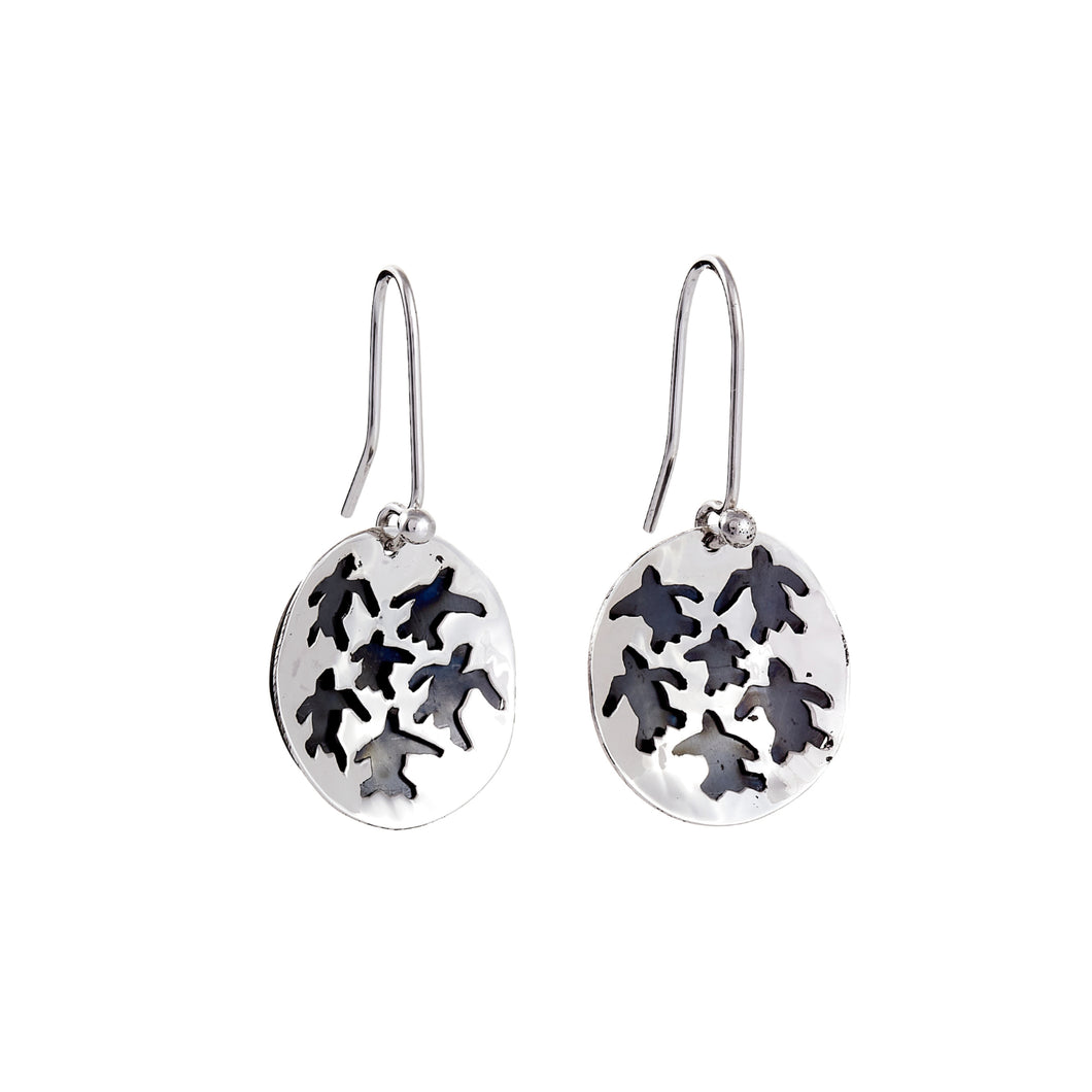 Silver Drop Earrings - A9152